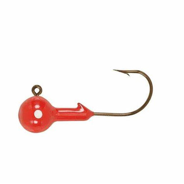 H&H B1610-05 — 1/16 oz ball jig heads, 10-pack, chartreuse